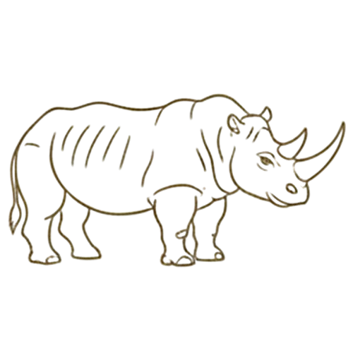 Black Rhino Icon